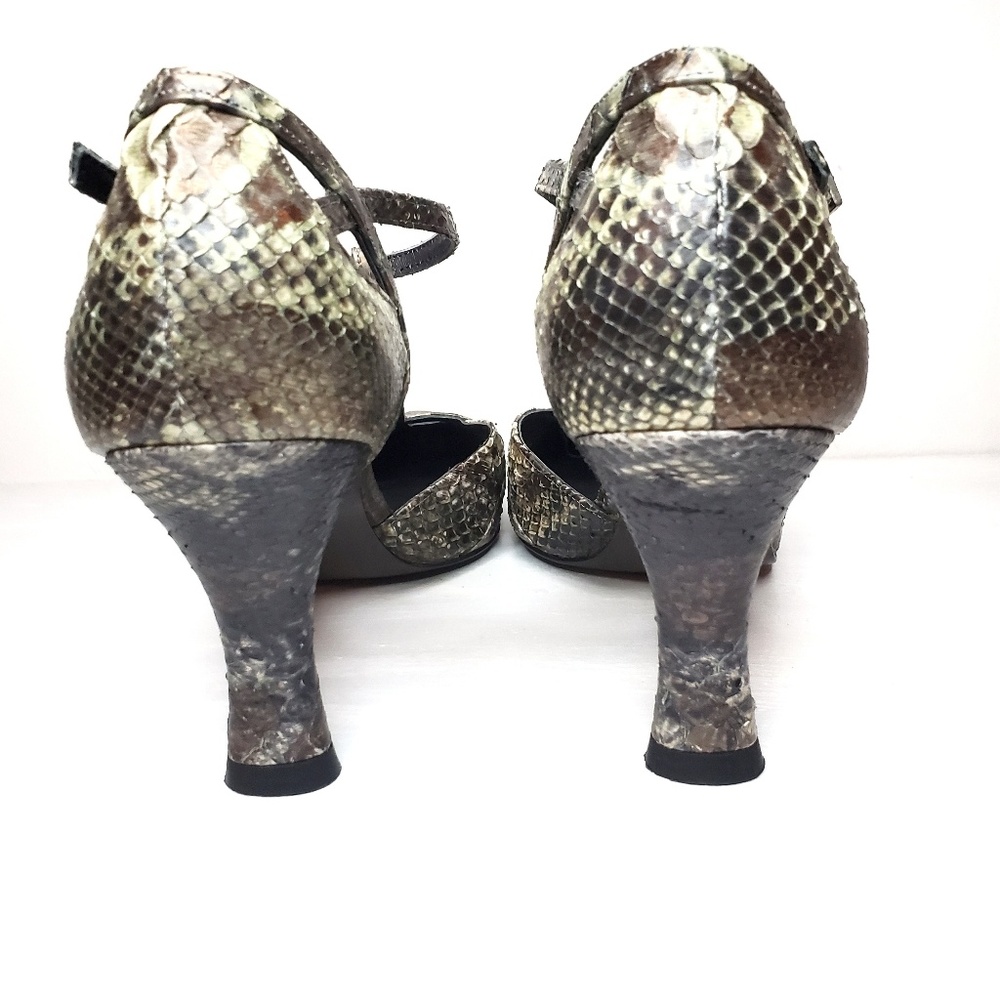 Rare Stuart Weitzman Vintage Snakeskin Pumps - Picture 3 of 6